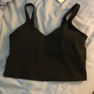 Black lululemon crop top!